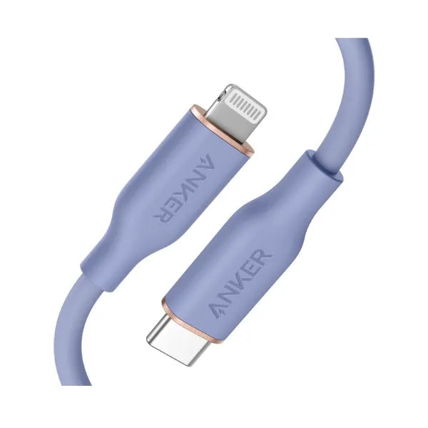 Buy Anker PowerLine III Flow USB-C with Lightning Connector 6ft- Purple in Jordan - Phonatech