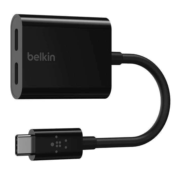 Buy Belkin USB-C Audio + USB-C Charge Adapter, fast charging up to 60W in Jordan - Phonatech