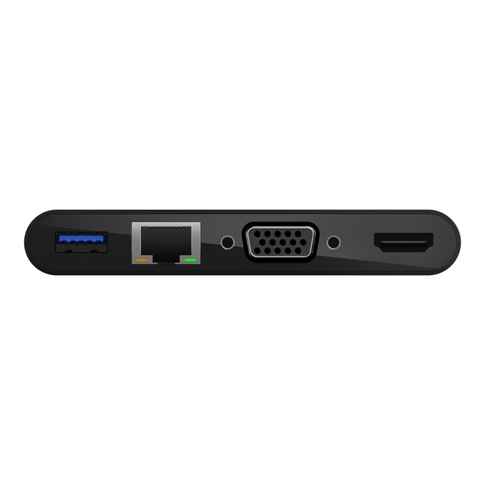 Buy Belkin USB-C Multimedia Adapter with Ethernet, USB-A 3.0, VGA, and 4K HDMI ports in Jordan - Phonatech
