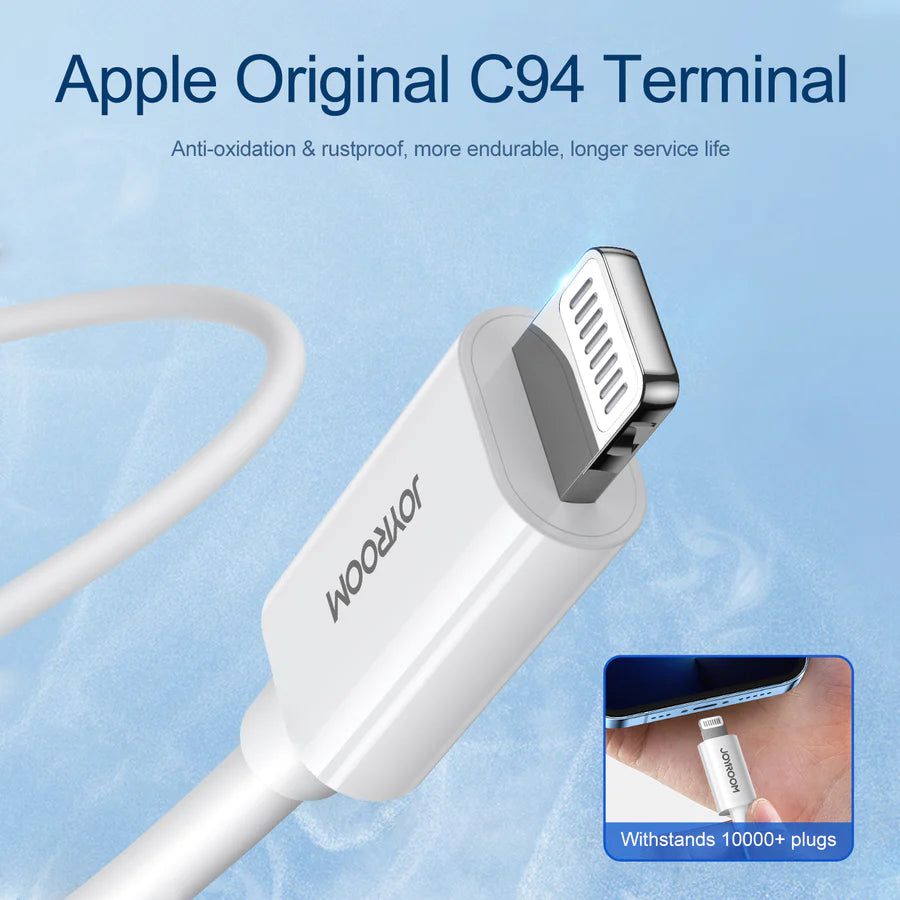 Buy Joyroom Apple certified 27W Type-C to Lightning PD Fast Charging Cable 1.2m in Jordan - Phonatech