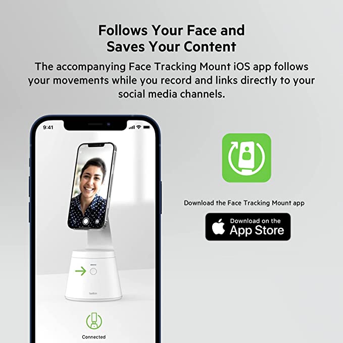 Buy Belkin Magnetic Phone Mount with Face Tracking for iPhone 13/12, 360  tracking face in Jordan - Phonatech