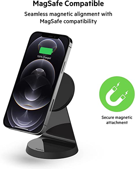 Buy Belkin Magnetic Portable Wireless Charger Stand 7.5W MagSafe in Jordan - Phonatech