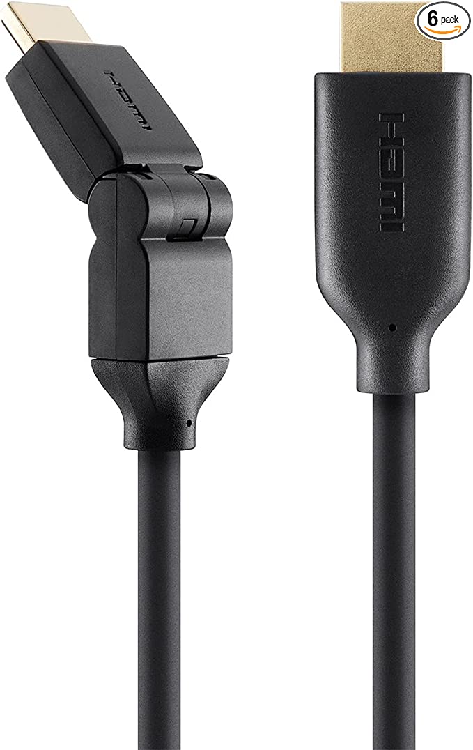 Buy Belkin Dual-Swivel HDMI Cable; High Speed with Ethernet 2m - Gold Connector in Jordan - Phonatech