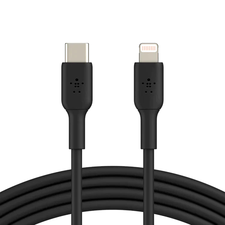 Buy Belkin BOOSTCHARGE USB-C to Lightning Cable Black in Jordan - Phonatech