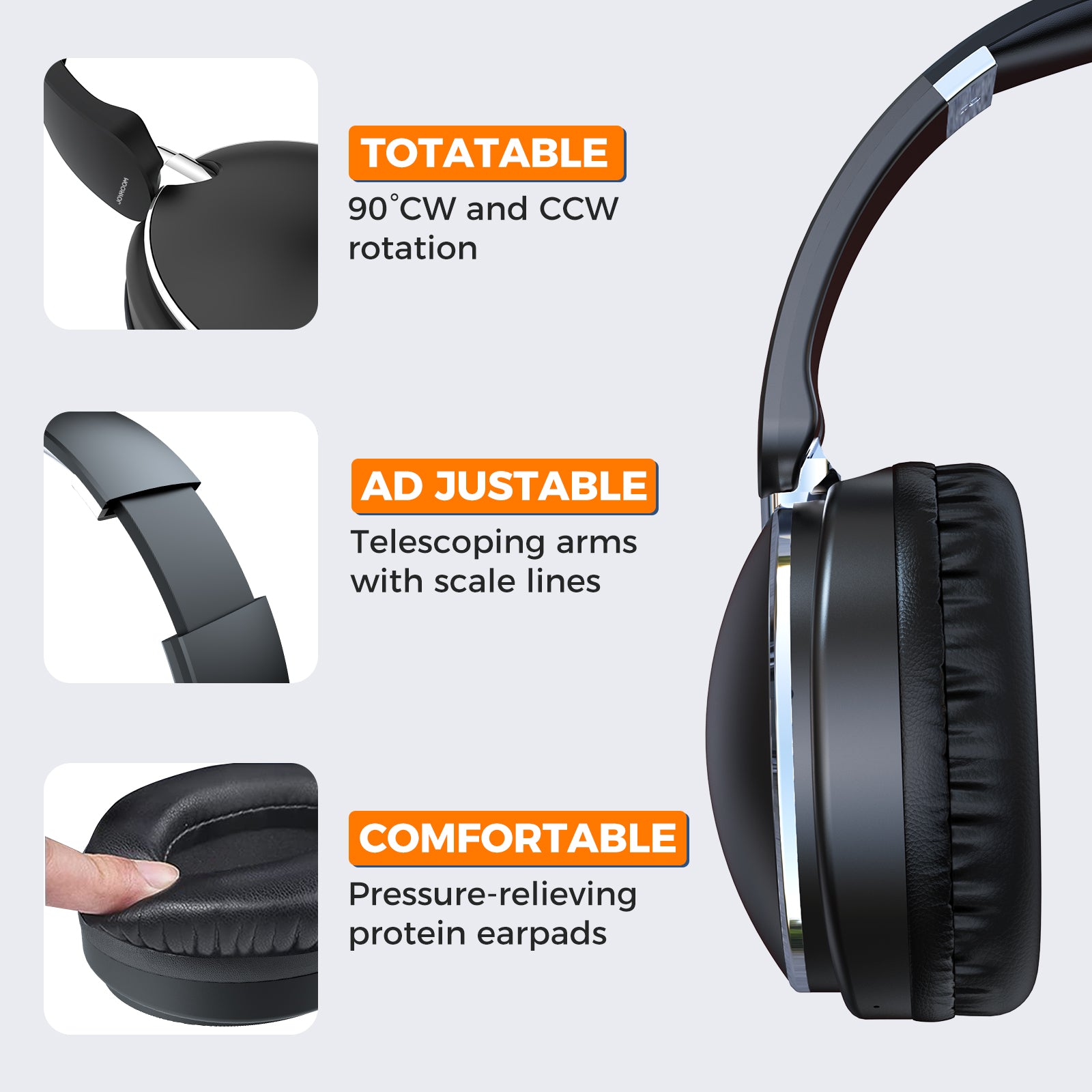 Buy Joyroom 40mm Wireless & Wired Foldable headphones in Jordan - Phonatech