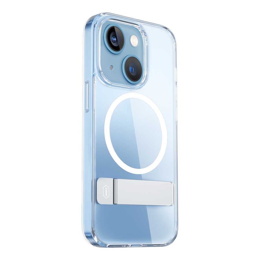 Buy Wiwu aurora series anti-drop case with stand for iphone 14  (6.1") - transparent in Jordan - Phonatech