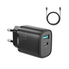 Buy Joyroom PD+QC 20W Mini intelligent fast Charging Power Adapter with Lightning to Type-c Cable in Jordan - Phonatech
