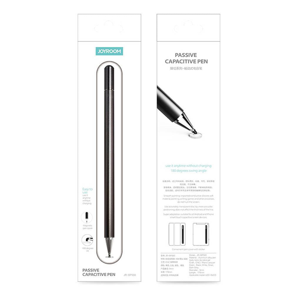 Buy Joyroom Excellent Series Passive Capacitive Stylus Stylus Pen for Smartphone / Tablet Black in Jordan - Phonatech