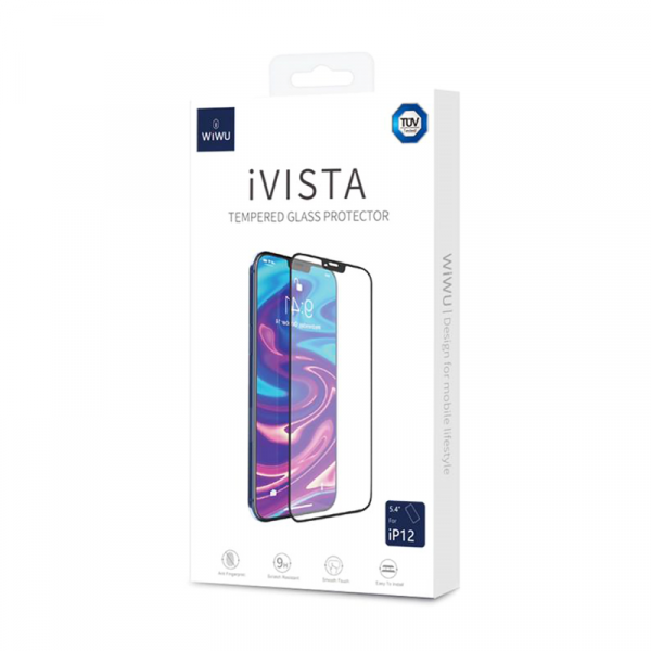 Buy WIWU IVISTA TEMPERED GLASS SCREEN PROTECTOR FOR IPHONE 12 (5.4") in Jordan - Phonatech