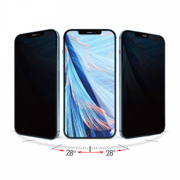 Buy Wiwu iprivacy hd anti-peep tempered glass screen protector 2.5d for iphone xs max/11 pro max in Jordan - Phonatech