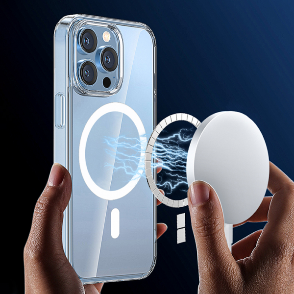 Buy Wiwu magnetic crystal series anti-drop case for iphone 14 pro (6.1") - transparent in Jordan - Phonatech