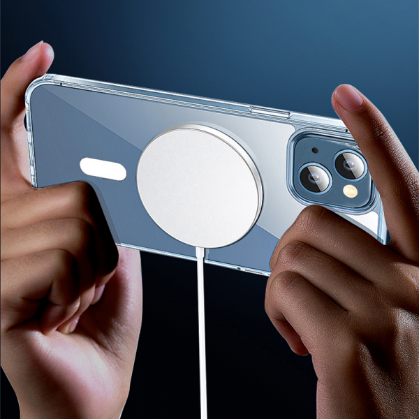 Buy Wiwu magnetic crystal series anti-drop case for iphone 14 plus (6.7") - transparent in Jordan - Phonatech
