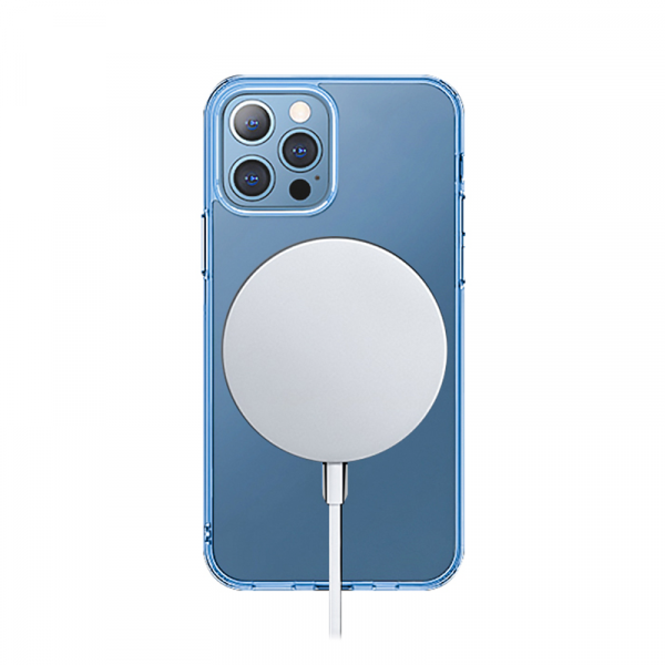 Buy Wiwu magnetic crystal series anti-drop case for iphone 14 pro max (6.7") - transparent blue in Jordan - Phonatech