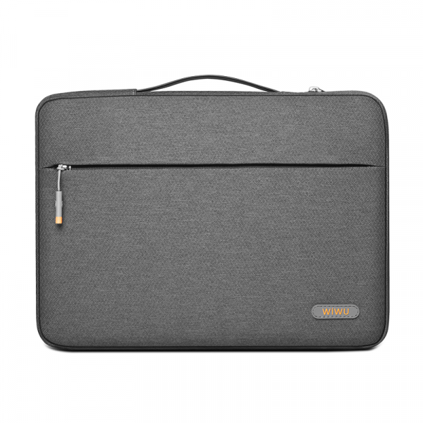 Buy Wiwu pilot water resistant high-capacity laptop sleeve case 13.3"/14''/14.2"  - grey in Jordan - Phonatech