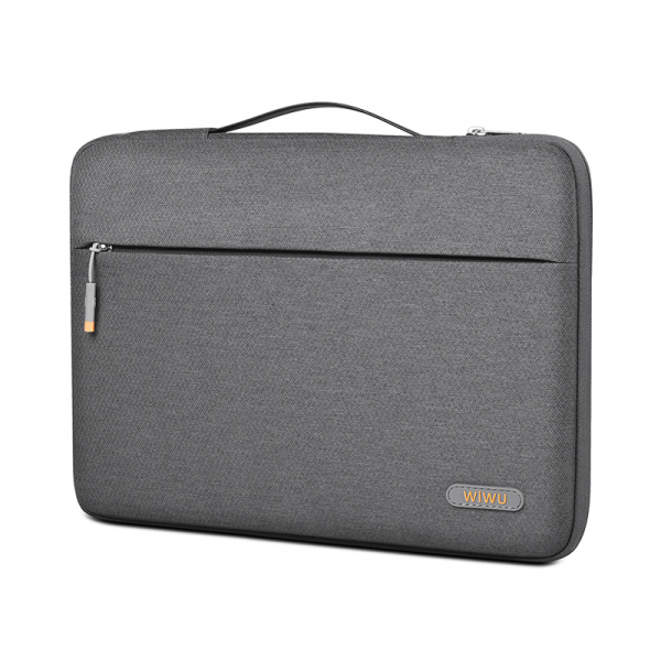 Buy Wiwu pilot water resistant high-capacity laptop sleeve case 13.3"/14''/14.2"  - grey in Jordan - Phonatech