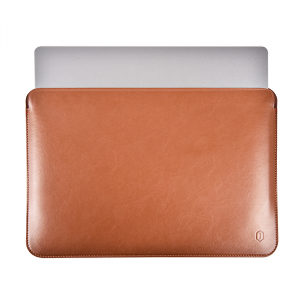 Buy Wiwu skin pro platinum with microfiber leather sleeve for macbook 13.6" - brown in Jordan - Phonatech