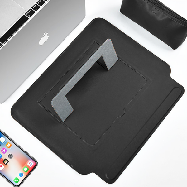 Buy Wiwu skin pro slim stand sleeve for Macbook pro 13/13.3inch - black in Jordan - Phonatech