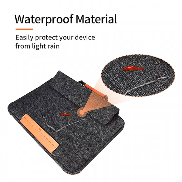 Buy Wiwu smart stand laptop sleeve case bag for macbook pro/laptop 15.4" - Black in Jordan - Phonatech