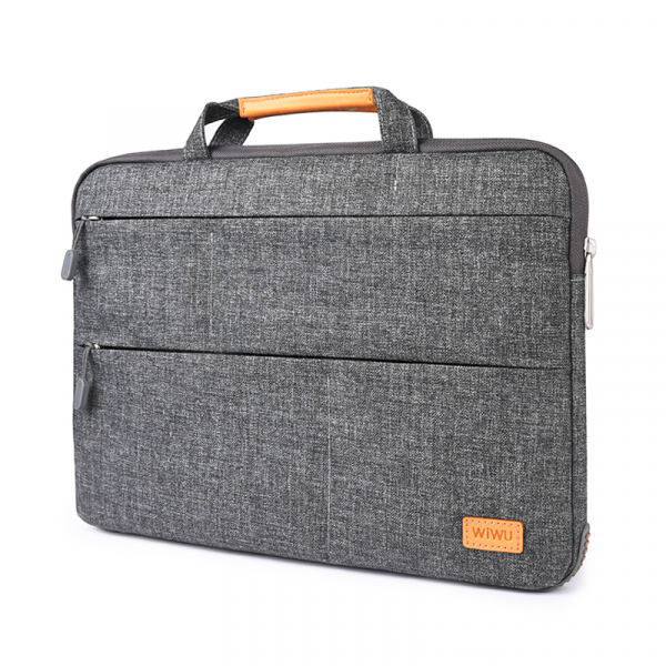 Buy Wiwu smart stand sleeve for 13.3" air macbooks/laptop bag - gray in Jordan - Phonatech