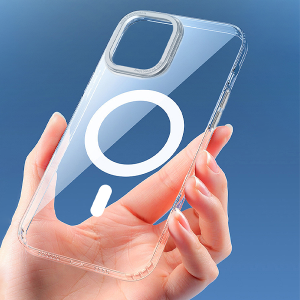 Buy Wiwu ultra thin magnetic clear case for iphone 14 (6.1") - transparent in Jordan - Phonatech