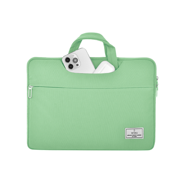 Buy Wiwu vivi hand bag for 15.6" laptop - mint green in Jordan - Phonatech