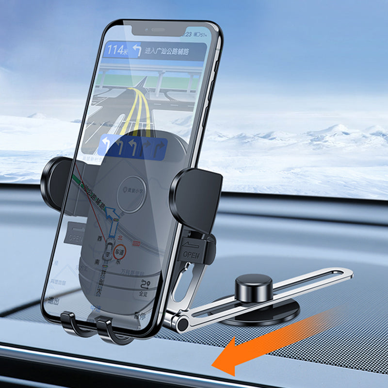 Buy Wiwu CH028 360 Degree Rotating Automatic Mechanism Flat Floor Version Car Phone Holder in Jordan - Phonatech