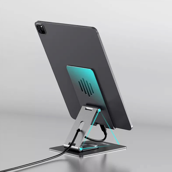 Buy WIWU ZM106 DESKTOP ROTATION STAND FOR MOBILE PHONE AND TABLET - SPACE GRAY in Jordan - Phonatech